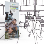 Gesundheitstag Rollup Eingangsbereich