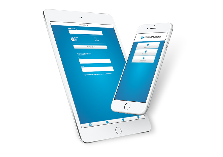 World of Leasing App MockUp