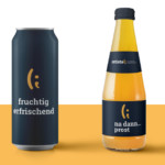 Artista Flasche und Dose Gelb und Weiß