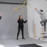 Barbara Fernández Shooting Behind the scenes Blumen